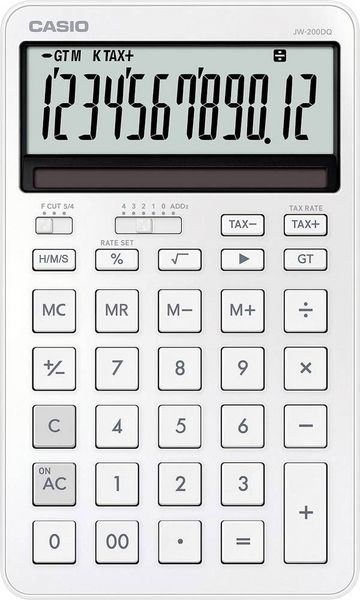 Produktbild: Casio Tischrechner Wei&szlig; (B x H x T) 109 x 20.4 x 182mm