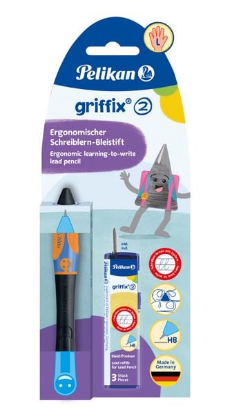 Produktbild: Pelikan Bleistift griffix LH neon black