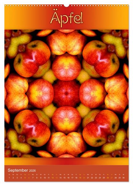 Produktbild: Kulinarische Mandalas (Wandkalender 2026 DIN A2 hoch), CALVENDO Monatskalender