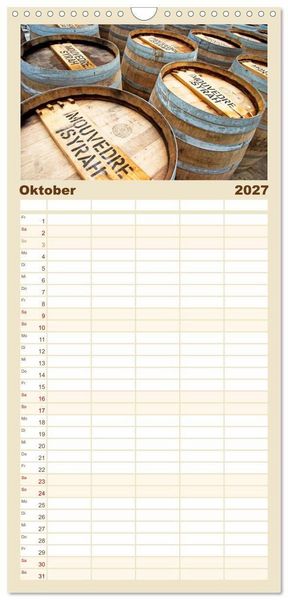 Produktbild: Familienplaner 2027 - Whisky: Reine Geschmacksache mit 5 Spalten (Wandkalender, 21 x 45 cm) CALVENDO