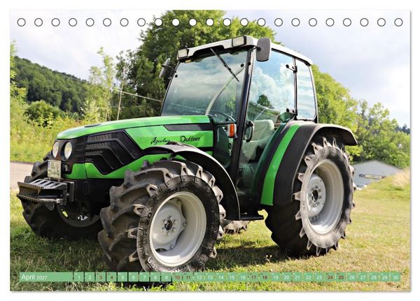 Produktbild: M&auml;nnerspielzeug Traktor Inspirationen (Tischkalender 2027 DIN A5 quer), CALVENDO Monatskalender