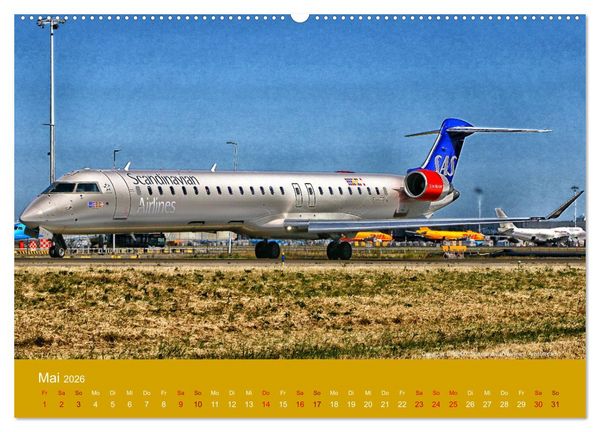 Produktbild: Art of Aviation - Kunstvolle Flugzeuge (hochwertiger Premium Wandkalender 2026 DIN A2 quer), Kunstdruck in Hochglanz