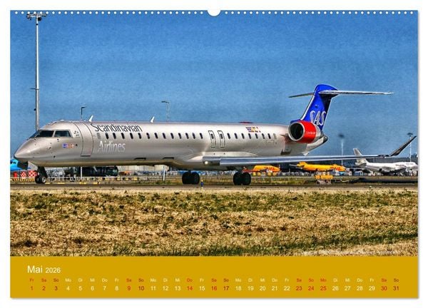 Produktbild: Art of Aviation - Kunstvolle Flugzeuge (Wandkalender 2026 DIN A2 quer), CALVENDO Monatskalender