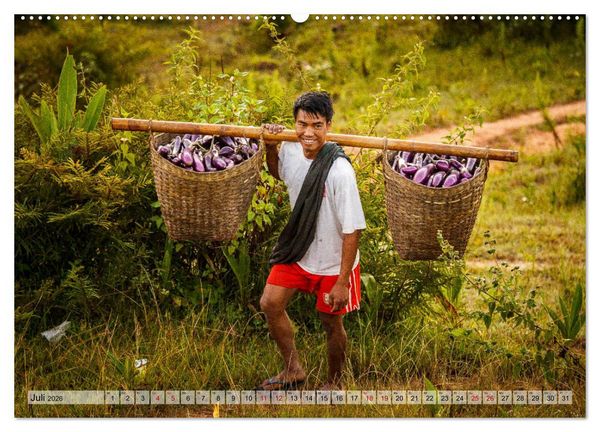 Produktbild: Myanmar - Reise durch das alte Burma (Wandkalender 2026 DIN A2 quer), CALVENDO Monatskalender