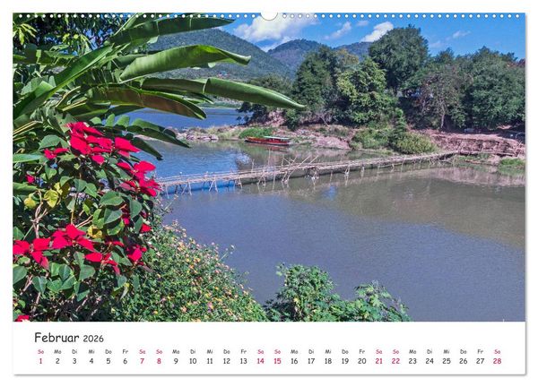 Produktbild: Laos - Im Herzen Indochinas (Wandkalender 2026 DIN A2 quer), CALVENDO Monatskalender