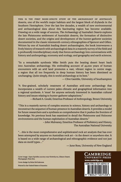 Produktbild: The Archaeology of Australia's Deserts