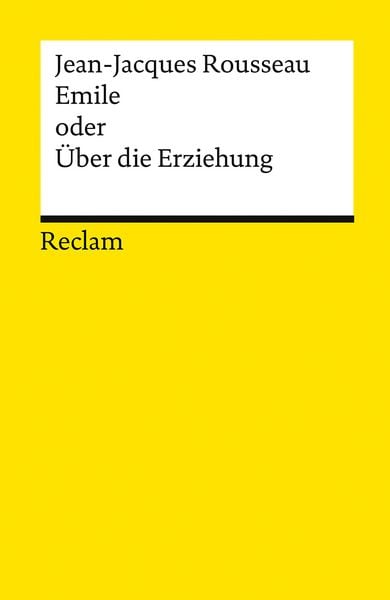 Produktbild: Emile oder &Uuml;ber die Erziehung