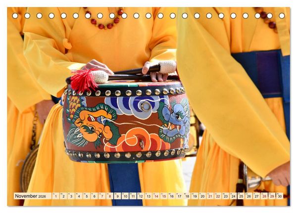 Produktbild: S&uuml;dkoreas Herbstf&auml;rbung (Tischkalender 2026 DIN A5 quer), CALVENDO Monatskalender