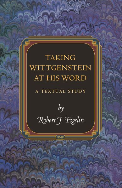 Produktbild: Taking Wittgenstein at His Word