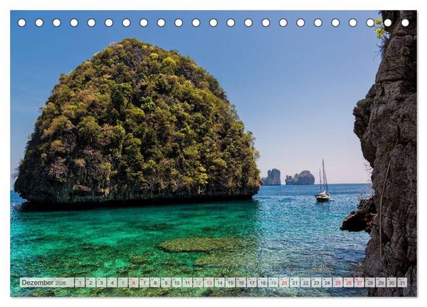Produktbild: Thailand Impressionen (Tischkalender 2026 DIN A5 quer), CALVENDO Monatskalender