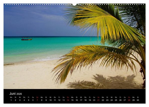 Produktbild: Jamaika Sonne und Strand (hochwertiger Premium Wandkalender 2026 DIN A2 quer), Kunstdruck in Hochglanz