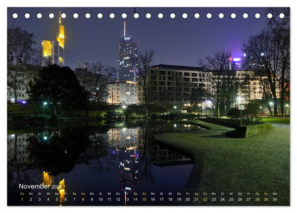 Produktbild: Faszinierendes Frankfurt - Impressionen aus der Mainmetropole (Tischkalender 2026 DIN A5 quer), CALVENDO Monatskalender