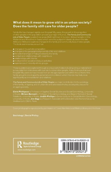 Produktbild: Family and Community Life of Older People