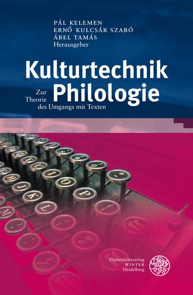 Produktbild: Kulturtechnik Philologie