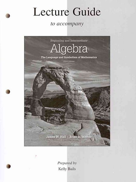 Produktbild: Lecture Guide to Accompany Beginning and Intermediate Algebra