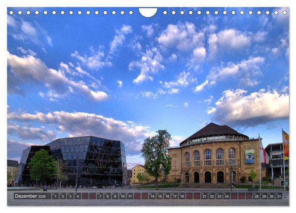 Produktbild: Freiburg - Gesichter einer Stadt (Wandkalender 2026 DIN A4 quer), CALVENDO Monatskalender