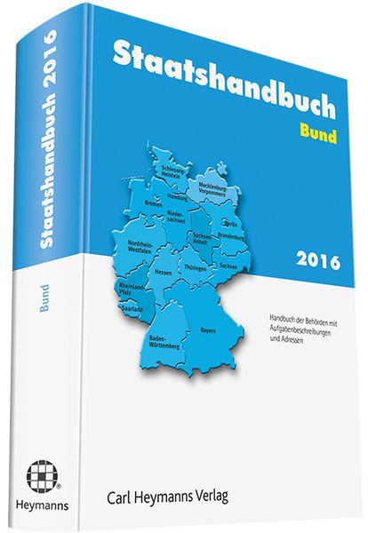 Produktbild: Staatshandbuch Bund 2016