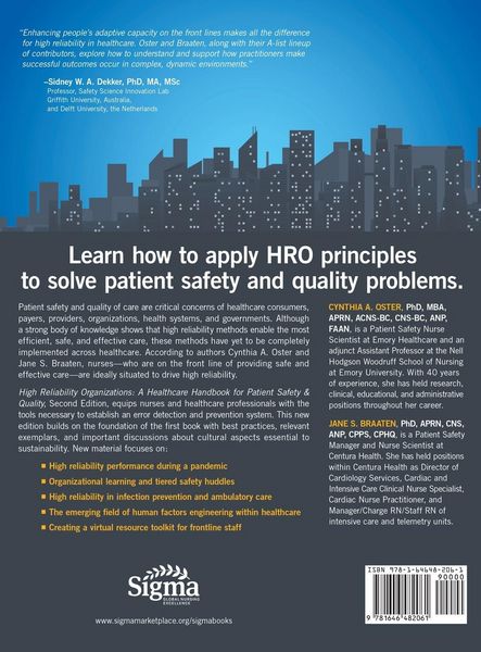 Produktbild: High Reliability Organizations, Second Edition