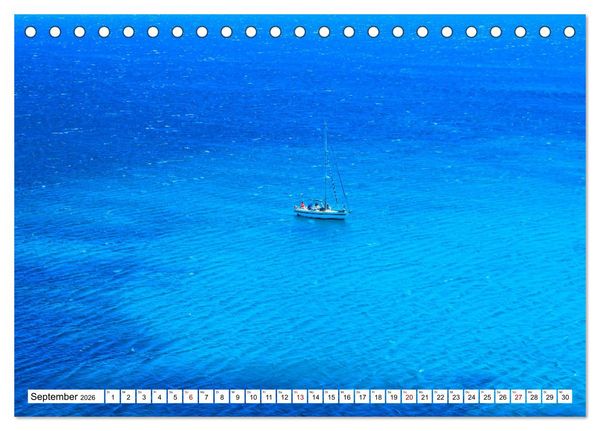 Produktbild: Urlaub Freiheit Korsika - fabelhafte Eindr&uuml;cke der Mittelmeerinsel (Tischkalender 2026 DIN A5 quer), CALVENDO Monatskalender