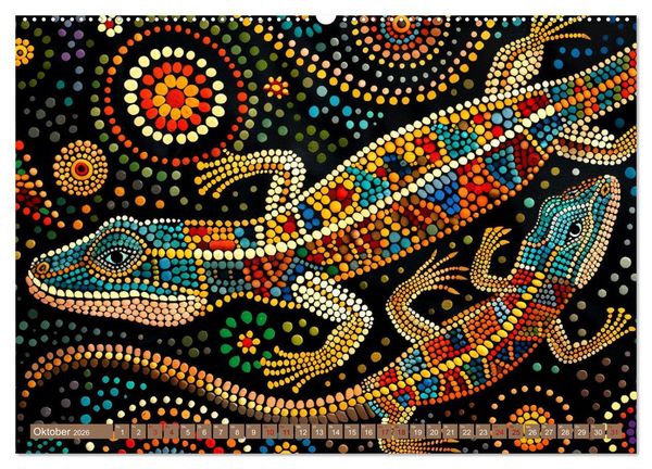 Produktbild: Aborigines - Farben des Outback (hochwertiger Premium Wandkalender 2026 DIN A2 quer), Kunstdruck in Hochglanz