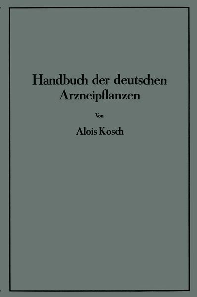 Produktbild: Handbuch der Deutschen Arzneipflanzen
