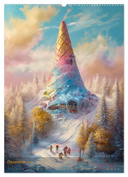 Produktbild: Traumwelten (hochwertiger Premium Wandkalender 2026 DIN A2 hoch), Kunstdruck in Hochglanz