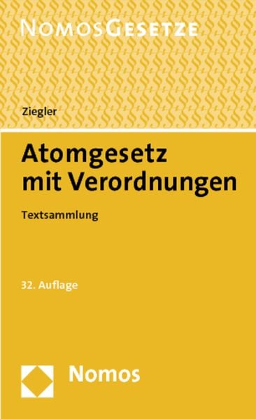 Produktbild: Atomgesetz mit Verordnungen