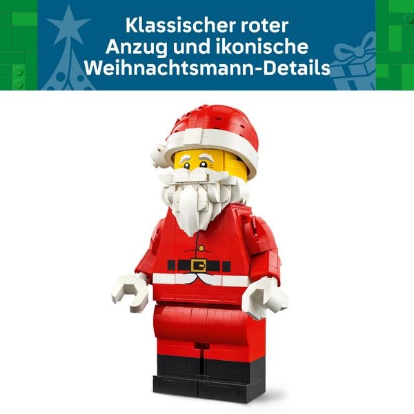 Produktbild: LEGO Gro&szlig;e Weihnachtsmann-Minifigur Weihnachtliches Bauspielzeug 40820