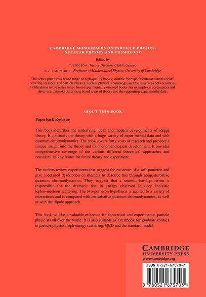 Produktbild: Pomeron Physics and QCD