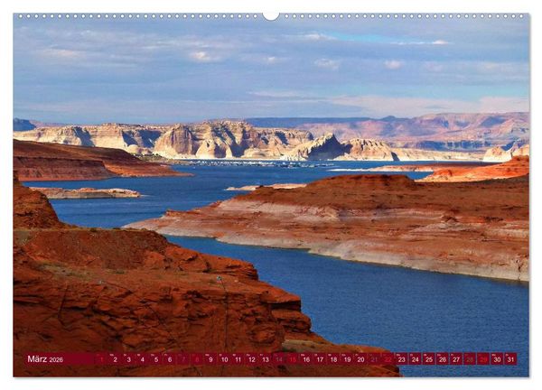 Produktbild: Arizona &bull; Impressionen (hochwertiger Premium Wandkalender 2026 DIN A2 quer), Kunstdruck in Hochglanz