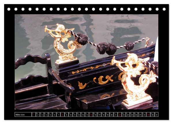 Produktbild: Romantisches Fernweh - Venedig (Tischkalender 2026 DIN A5 quer), CALVENDO Monatskalender