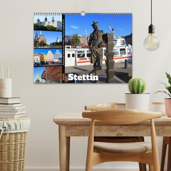 Produktbild: Stettin - Bedeutende Hafenstadt in Polen (Wandkalender 2026 DIN A3 quer), CALVENDO Monatskalender