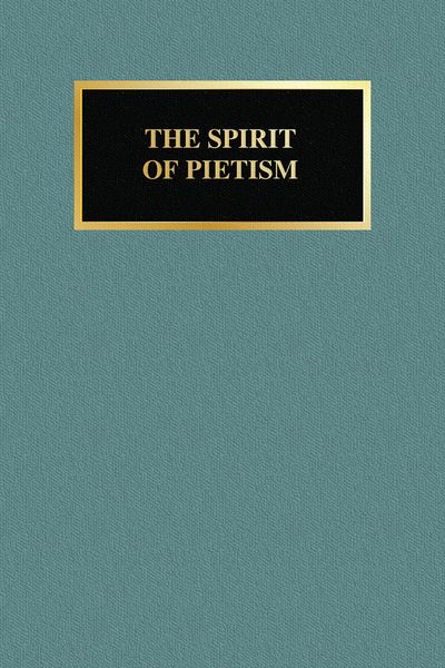 Produktbild: Spirit Of Pietism Ebook