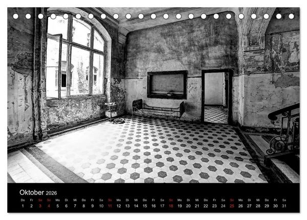 Produktbild: lost beauty (Tischkalender 2026 DIN A5 quer), CALVENDO Monatskalender