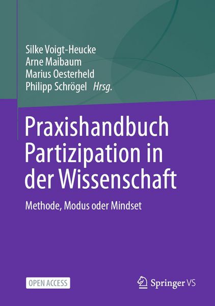 Produktbild: Praxishandbuch Partizipation in der Wissenschaft