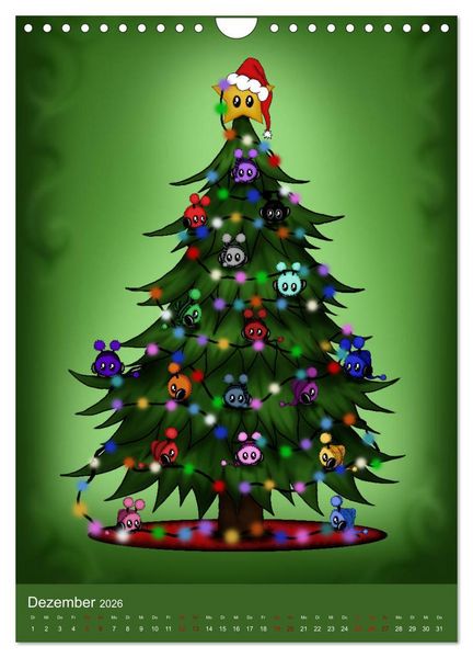 Produktbild: Mimiplushies (Wandkalender 2026 DIN A4 hoch), CALVENDO Monatskalender