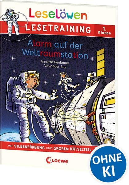 Produktbild: Lesel&ouml;wen Lesetraining 1. Klasse - Alarm auf der Weltraumstation