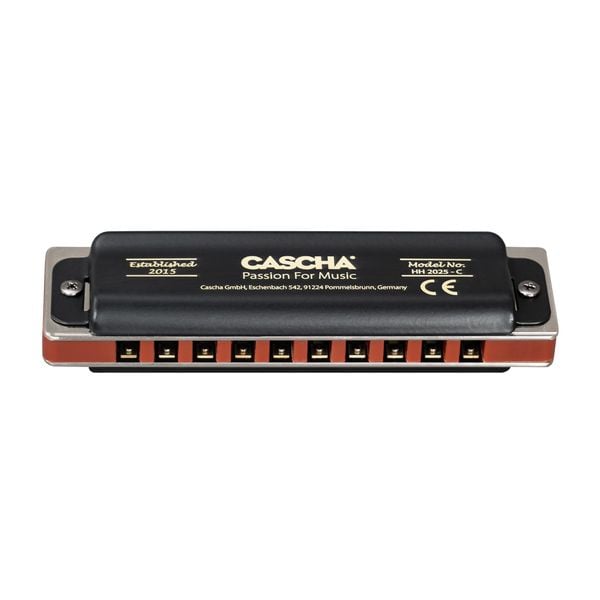 Produktbild: Professional Blues Harmonica in C (incl. case and cleaning cloth)