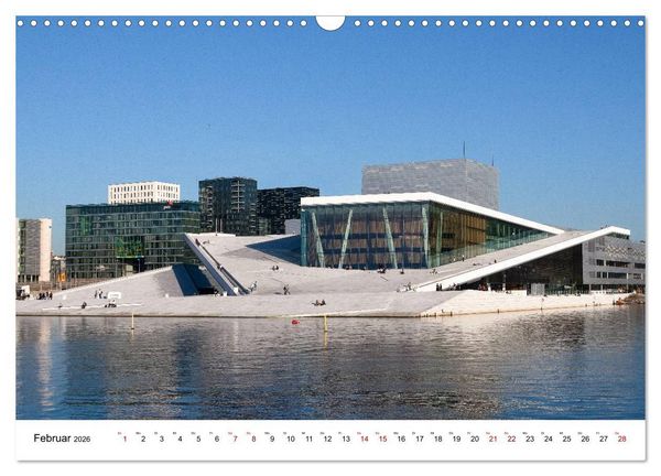 Produktbild: Opera Oslo (Wandkalender 2026 DIN A3 quer), CALVENDO Monatskalender