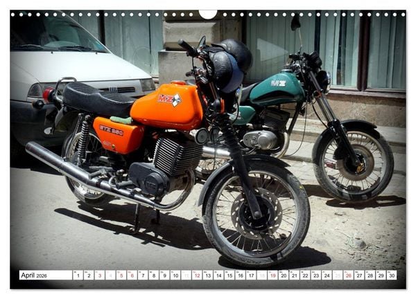 Produktbild: Mythos MZ - Ein DDR-Motorrad auf Kuba (Wandkalender 2026 DIN A3 quer), CALVENDO Monatskalender