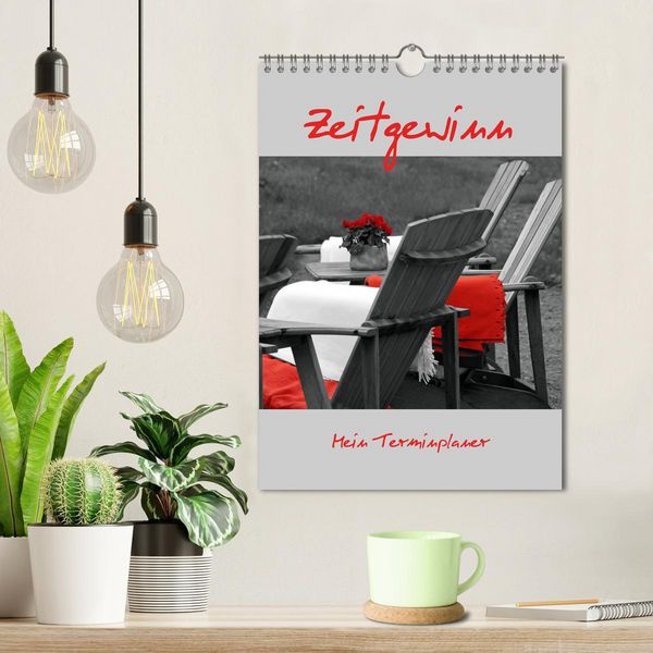 Produktbild: Zeitgewinn (Mein Terminplaner) (Wandkalender 2026 DIN A4 hoch), CALVENDO Monatskalender