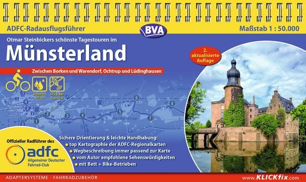 Produktbild: BVA ADFC Radausflugsf&uuml;hrer M&uuml;nsterland