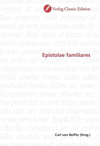 Produktbild: Epistolae familiares