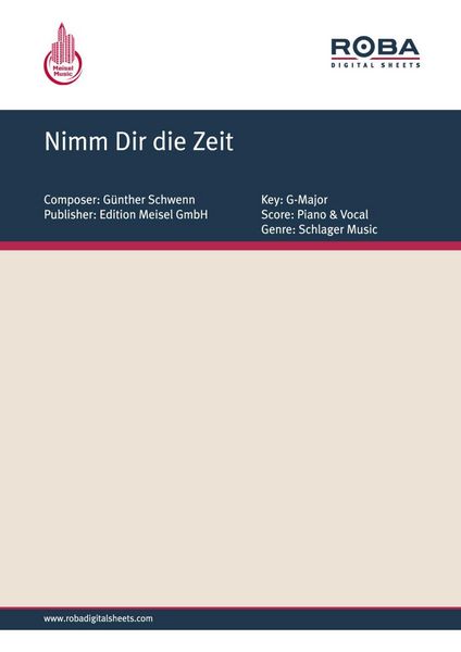 Produktbild: Nimm Dir die Zeit