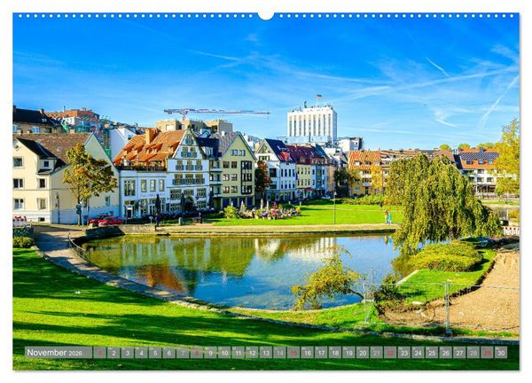 Produktbild: Ein Blick auf Paderborn (Wandkalender 2026 DIN A2 quer), CALVENDO Monatskalender