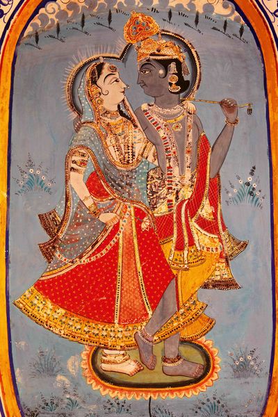 Produktbild: Indische Wandbilder: Eine Reise zu G&ouml;ttern und Mythen des Hinduismus