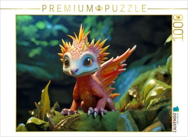 CALVENDO Puzzle Spielzeugdrache | 1000 Teile Lege-Größe 64x48cm Foto-Puzzle für glückliche Stunden