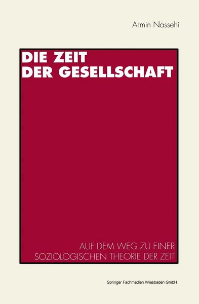 Produktbild: Die Zeit der Gesellschaft