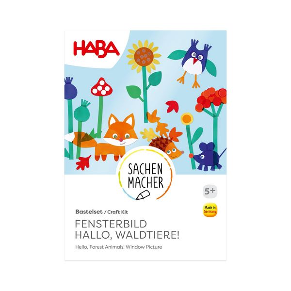 Produktbild: Bastelset - Fensterbild Hallo, Waldtiere!