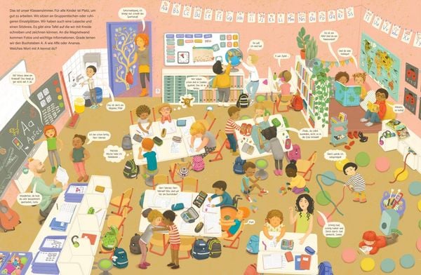 Produktbild: Komm, wir zeigen dir unsere Schule (Constanze von Kitzings Wimmelgeschichten 5)